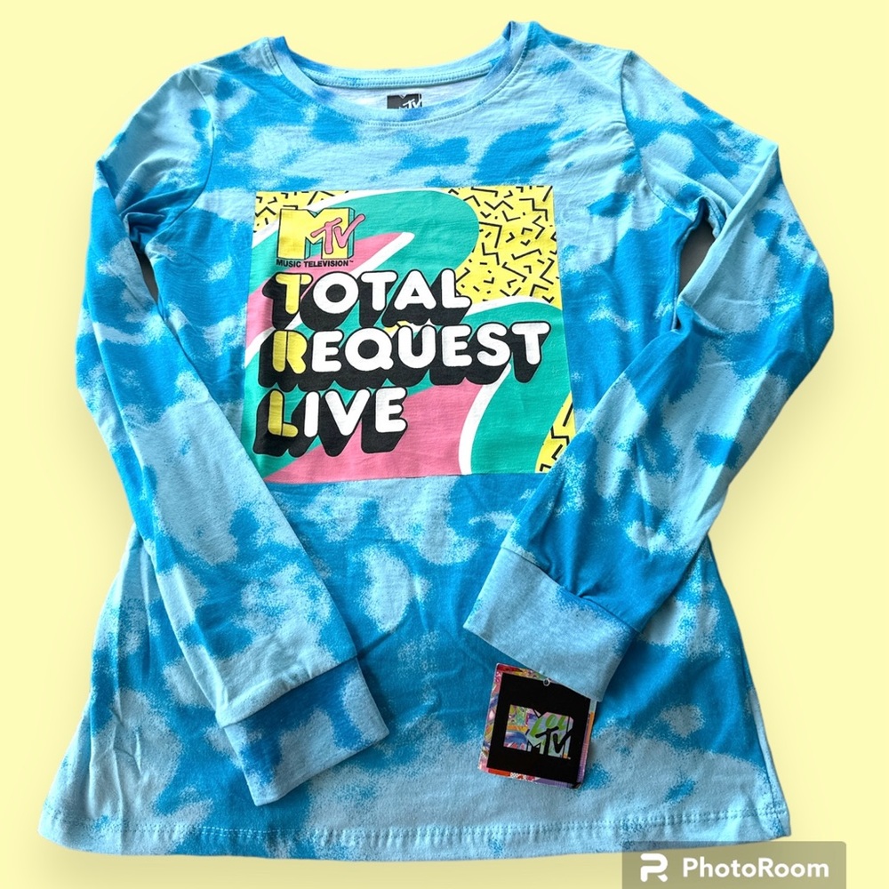 NWT - MTV TRL - Juniors Long Sleeved Tee - Size Small